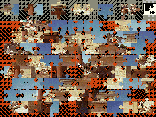 Falcon Jigsaw Puzzle atari screenshot